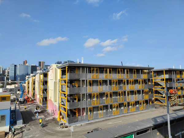 Quickly deployed modular hospital for Covid-19 relief